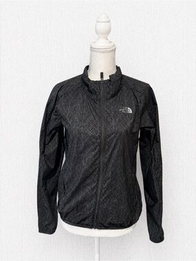 The North Face Women's Black Patterned Full-Zip Utility Jacket
